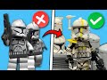10 EASY ways to UPGRADE your LEGO CLONE TROOPERS!