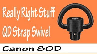 Really Right Stuff QD Strap Swivel on BlackRapid camera straps