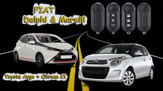 будни автоключника 12 / Citroen C1 2018 / Fiat key Delphi Marelli / Wera Tools