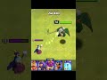 Master Warden vs Super Witch Clash of Clans #shorts #cocshorts