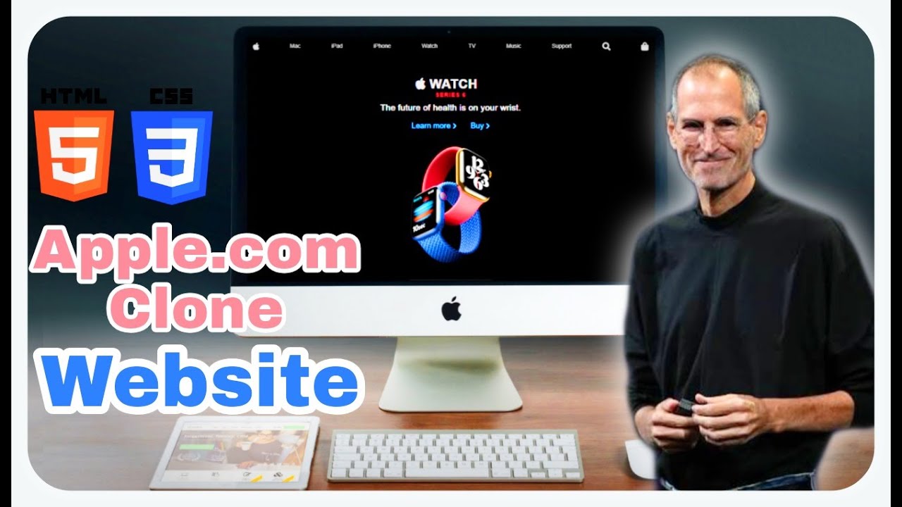 Make Apple Clone Website Project Using Html And Css Only Apple