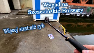 Więcej strat niż ryb wypad na szczecińskie bulwary🐟🎣