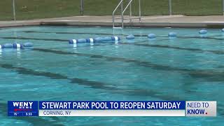 Stewart Park Pool Re-Opening on Saturday