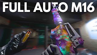 *NEW* FULL AUTO M16 is ACTUALLY BROKEN in MW3! (Best M16 JAK PATRIOT Class Setup) - Modern Warfare 3