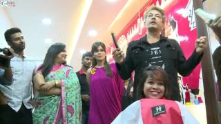 JAWED HABIB HAIR AND BEAUTY SALON LAUNCH POORNIMA BHAGYARAJ AND SANTHNOO AND KEERTHI VIJAY