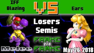 FxF12 - Melee Losers Semis - IFF Blazing (Samus) VS Ears (Peach)