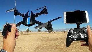 FQ777 FQ24 Folding FPV Camera Drone Flight Test Review