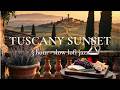 3 Hour Lofi Jazz 🌅 Tuscany Sunset [study & deep work]