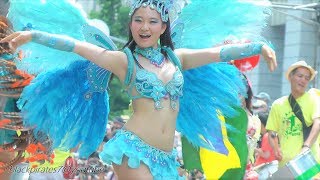 神戸ブラジル協会チーム☆　第４７回神戸まつり２０１７・サンバストリート（京町筋） KOBE SAMBA CARNIVAL (サンバカーニバル)