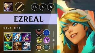 Ezreal Mid vs Zed - EUW Grandmaster Patch 25.S1.3