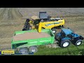 new holland cx5.80 combine trimble gps