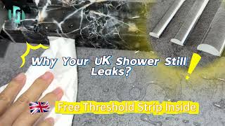 Better Together : Shower Door Bottom Gaskets + Threshold Strip