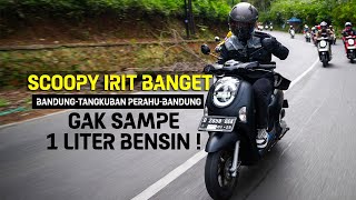 REVIEW : SCOOPY 2025 IRITNYA BANGET | BANDUNG - TANGKUBAN PERAHU - BANDUNG GAK SAMPAI 1 LITER !