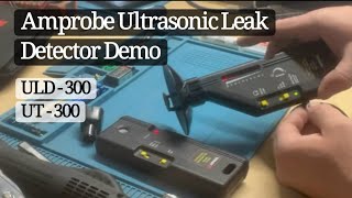 Amprobe Ultrasonic Leak Detector - ULD-300 & UT300 Transmitter Demo