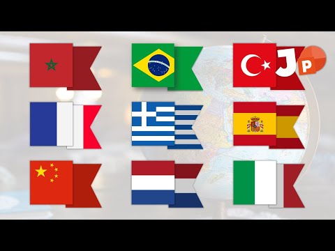 How do I insert a flag in PowerPoint?