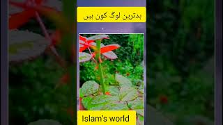 Umat Muhammadi KY bad-Tareen log kon hain||آپ کی امت کے بد ترین لوگ کون ہیں #islamicvideo #Allah