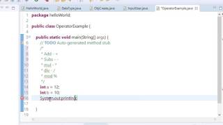14 arithmetic operator in java