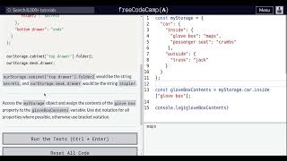Lesson 93 | Basic JavaScript | Accessing Nested Objects