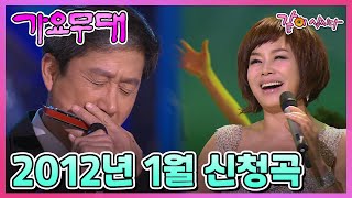 [가요무대] 2012년 1월 신청곡 | 배금성 이자연 유미리 박정식 장은아 이숙 이택림 서주경 김용만 주현미 박일준 현숙 현철 옥희 김상희 김하정 KBS 2012.01.30. 방송