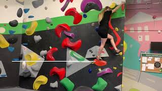 Bouldering training 33 weeks pregnant