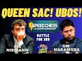 PARANG ENGINE LANG! MABILISAN TINIRA 3 BRILLIANT MOVES! Niemann vs Nakamura Speed Chess 2024