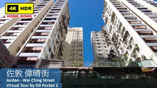 【HK 4K】佐敦 偉晴街 | Jordan - Wai Ching Street | DJI Pocket 2 | 2022.01.05