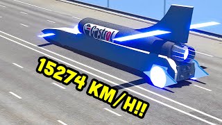 SSC Bloodhound GTR - TOP SPEED TEST - [0-15274 KM/H]