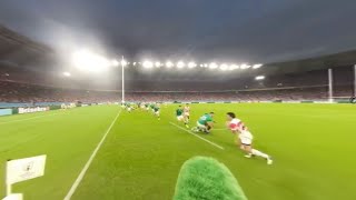 〈 360°映像 〉 福岡堅樹 / アイルランド戦トライ【ラグビーワールドカップ】