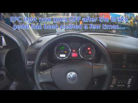 Golf7 Epc 2017 Gti Light Vw A4 Epc Light Brake Switch Fault Code