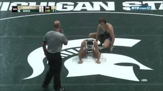 Purdue Boilermakers at Michigan State Spartans Wrestling: 141 Pounds - Sabatello vs. Gasca