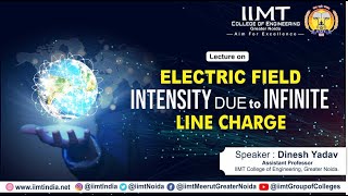 Electric Field Intensity Due to Infinite Line Charge | IIMT College of Engineering , Greater Noida