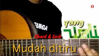 Cover guitar WALI - YANK | Chord & Lirik