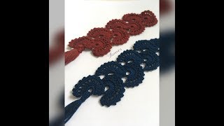 Crocheted Fan Bookmark