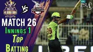 Fakhar Zaman Batting | Lahore Qalandars Vs Quetta Gladiators | Match 26 | 14 Mar | HBL PSL 2018