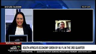 SA GDP bounces back by 66.1%: Owen Nkomo