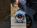 genius girl helps neighbor repair aluminum core motor restoration machine technology shorts