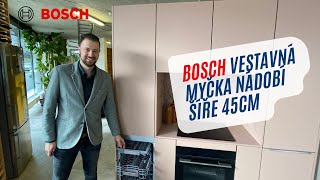 🌟 Novinka na showroomu: Plně vestavná myčka nádobí 45 cm Serie 6 SPV6ZMX17E 🍽️