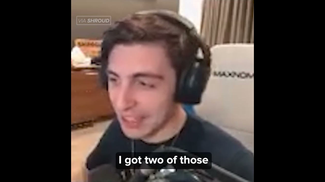 Just 1 MINUTE of shroud FLEXING his money...