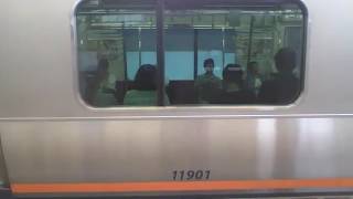 相鉄11000系11001F急行海老名行き二俣川発車