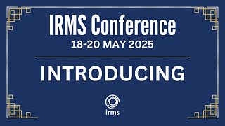 IRMS Conference 2025 - Introducing sponsors