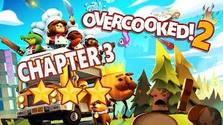 【Overcooked 2/煮過頭2】第三章|全6關|完美3星通關攻略