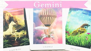 Gemini sudden recognition and opportunity's for love and career. Trust in the plan