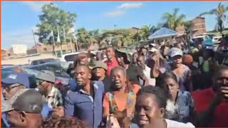 The Arrival of President Nelson at Gogo Chihera Funeral