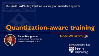 9.1 Quantization-aware training - code