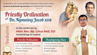 Priestly Ordination | Dn. Ngouning Jacob SDB