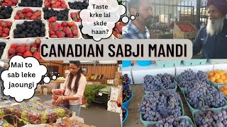 Farmer's Market Canada | Indian style Sabji Mandi | Cheap n Fresh Fruits n Veges |2 States in Canada