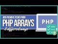 PHP Add To and Remove Elements From an Array
