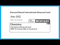 Unit 6 June 2022 - A2 Chemistry Edexcel -  Dr  Hanaa Assil