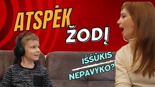 ATSPĖK ŽODĮ SU AUSINĖMIS. Martynas vs mama. Kodėl iššūkis nepavyko?