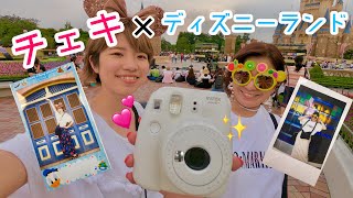 【TDL】夏のディズニーランドでチェキ映えしてみた！